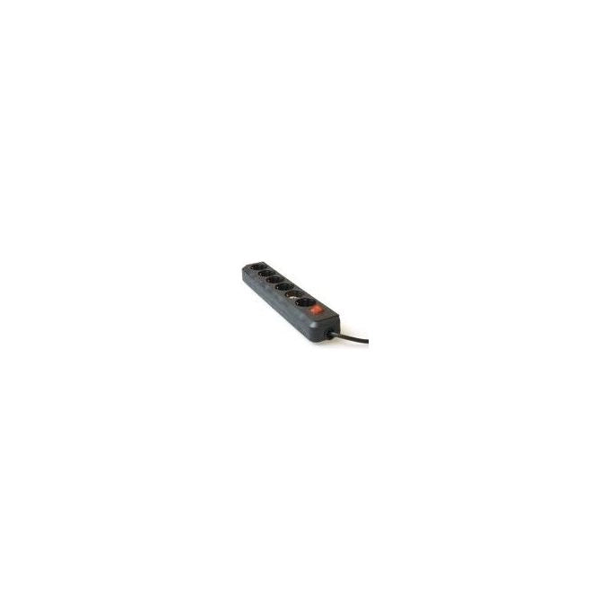 Brennenstuhl 1159500 Eco Line Ciabatta Elettrica 6 Prese Schuko 1,5 m 3500 W interruttore IP20 colore Nero