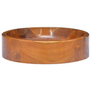 Lavabo-Lavandino in Legno Massello di Teak ¦µ40x10 cm