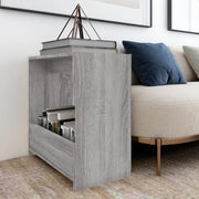 Tavolino-Tavolino da soggiorno-Tavolo Grigio Sonoma 50x26x50 cm in Legno Multistrato