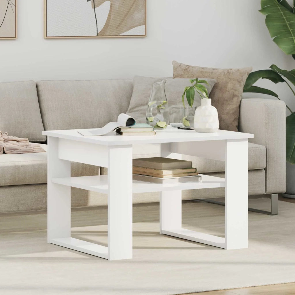 Tavolino da salotto Bianco 64 x 54 x 44 cm Legno multistrato 8000140