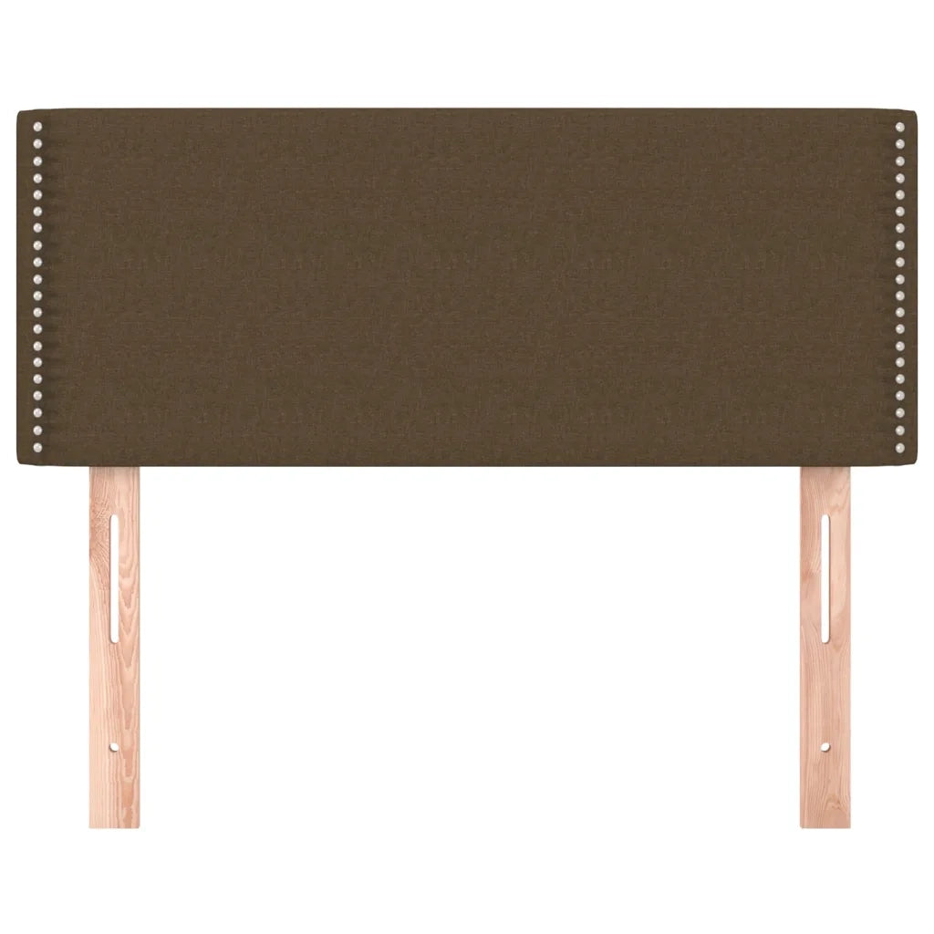 Testiera Marrone Scuro 80x5x78/88 cm in Tessuto