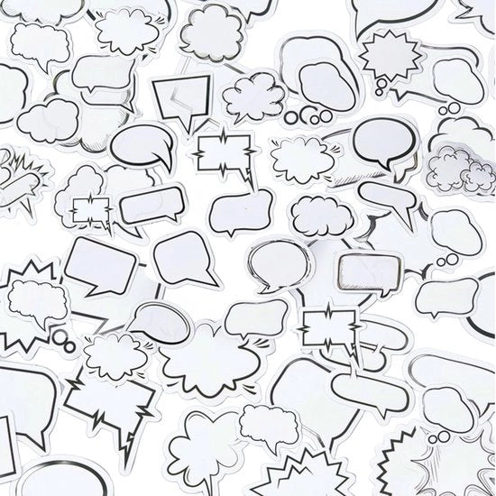 Set di Stickers da 90 pezzi - Adesivi Autoadesivi - Blocchetti di Note - Scrapbooking - Diario - Planner - Carta - Sticker Plastificati