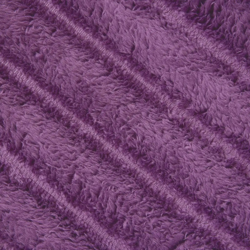 Coperte da Pile 6 pcs Viola 270 x 240 cm Panno