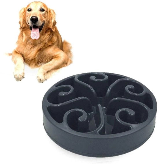 Cibo Lento per Cani, Ciotola Lenta Medio Grande e Grande, Ciotola Lenta Interattiva Puzzle, Dieta Lenta per Cani, Prevenire Annegamento e Arrestare l'Espansione Abdominale