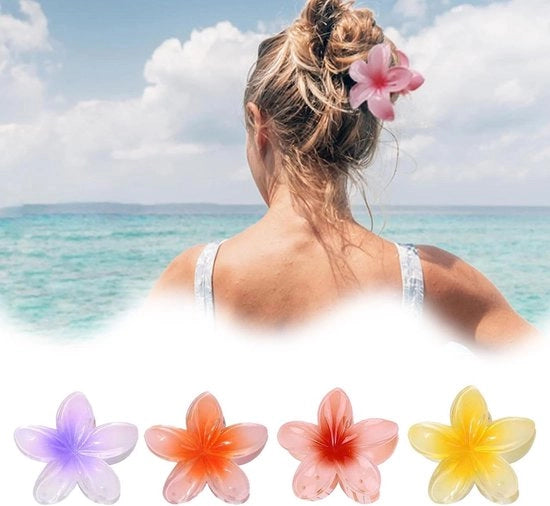 Haarklemme per fermo capelli - Fermo capelli con presa forte e grande pinza per donne - Set da 4 pezzi