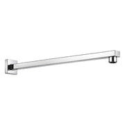 BRACCIO DOCCIA QUADRO IN OTTONE CROMATO PER SOFFIONI DOCCIA MODELLO SQUARE - LUNGHEZZA 30 CM  - AER