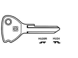 CHIAVI HUF PER AUTO OPEL- - HU20R - 5 pezzi SILCA