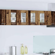 Armadio pensile con porta 2 pcs Legno vecchio 60 x 31 x 40 cm