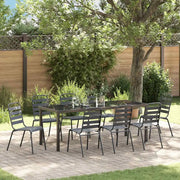 Set da Pranzo per Giardino 9 pcs Antracite 3379302