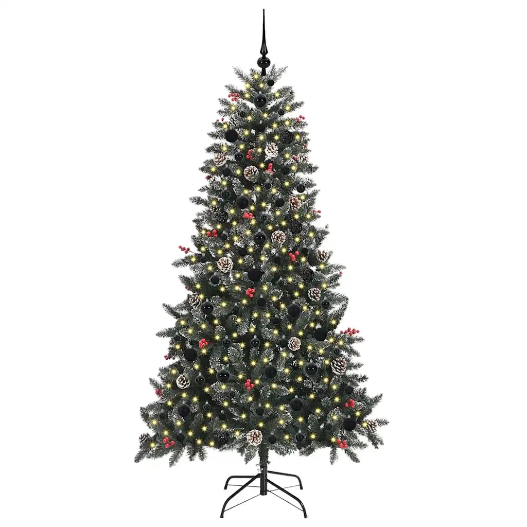 Albero di Natale artificiale con 300 LED Verde 180 cm 3395881