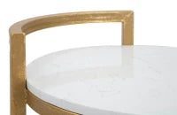 Tavolinetto Round Marble cm 40X43X50