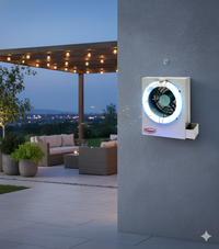 Zanzariera Elettrica ad Aspirazione 40W Trappen Turbo 2000TX Bianco