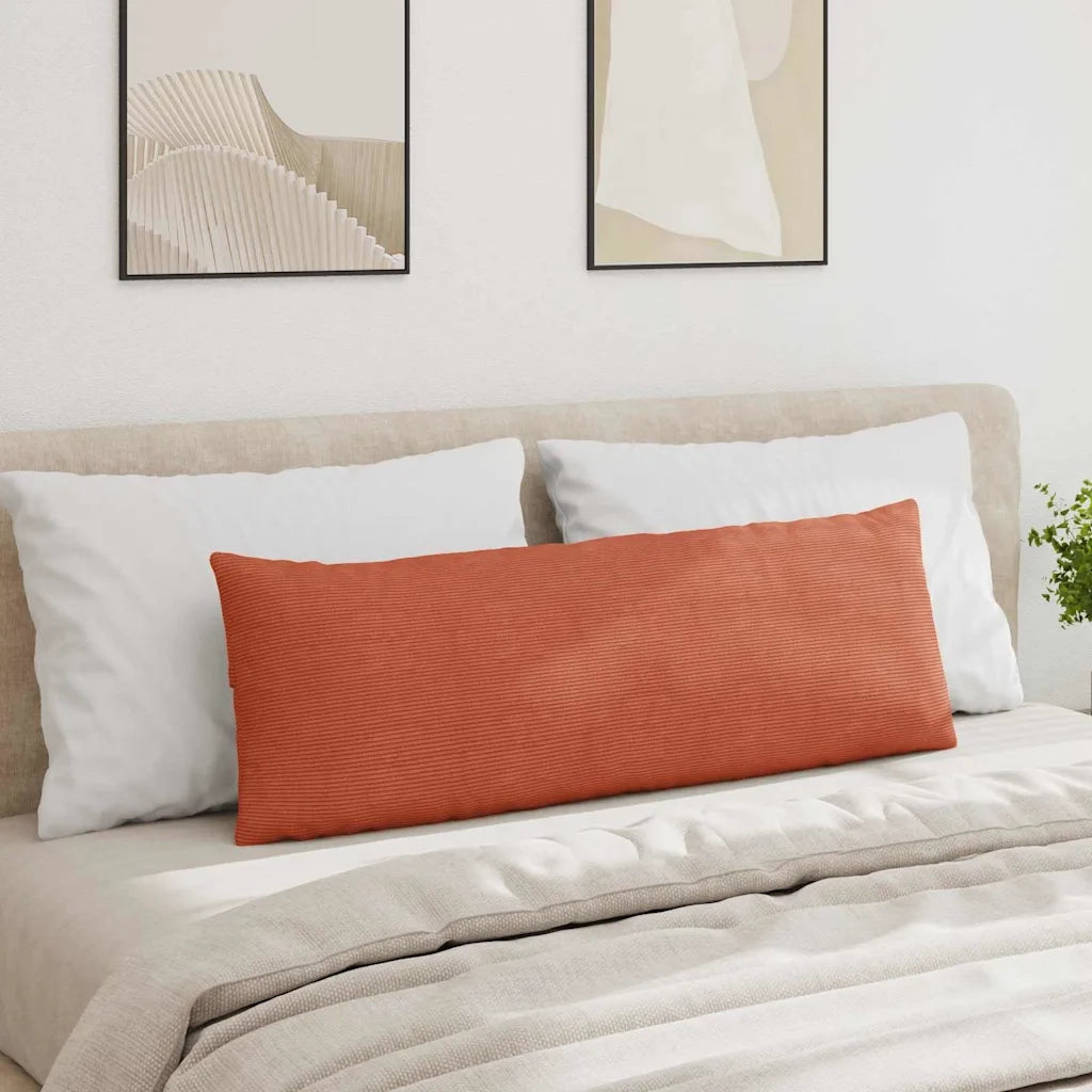 Cuscini da Divano 2 pcs Rosso Arancio 120 x 40 cm