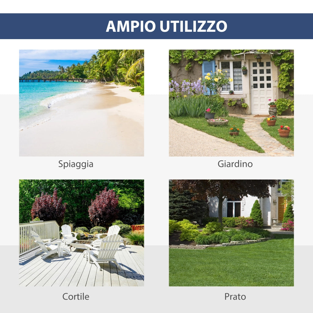 Tenda da Spiaggia Pop Up 2 Persone ¨C zephmum ¨C Blu Giallo 220x173x120 cm