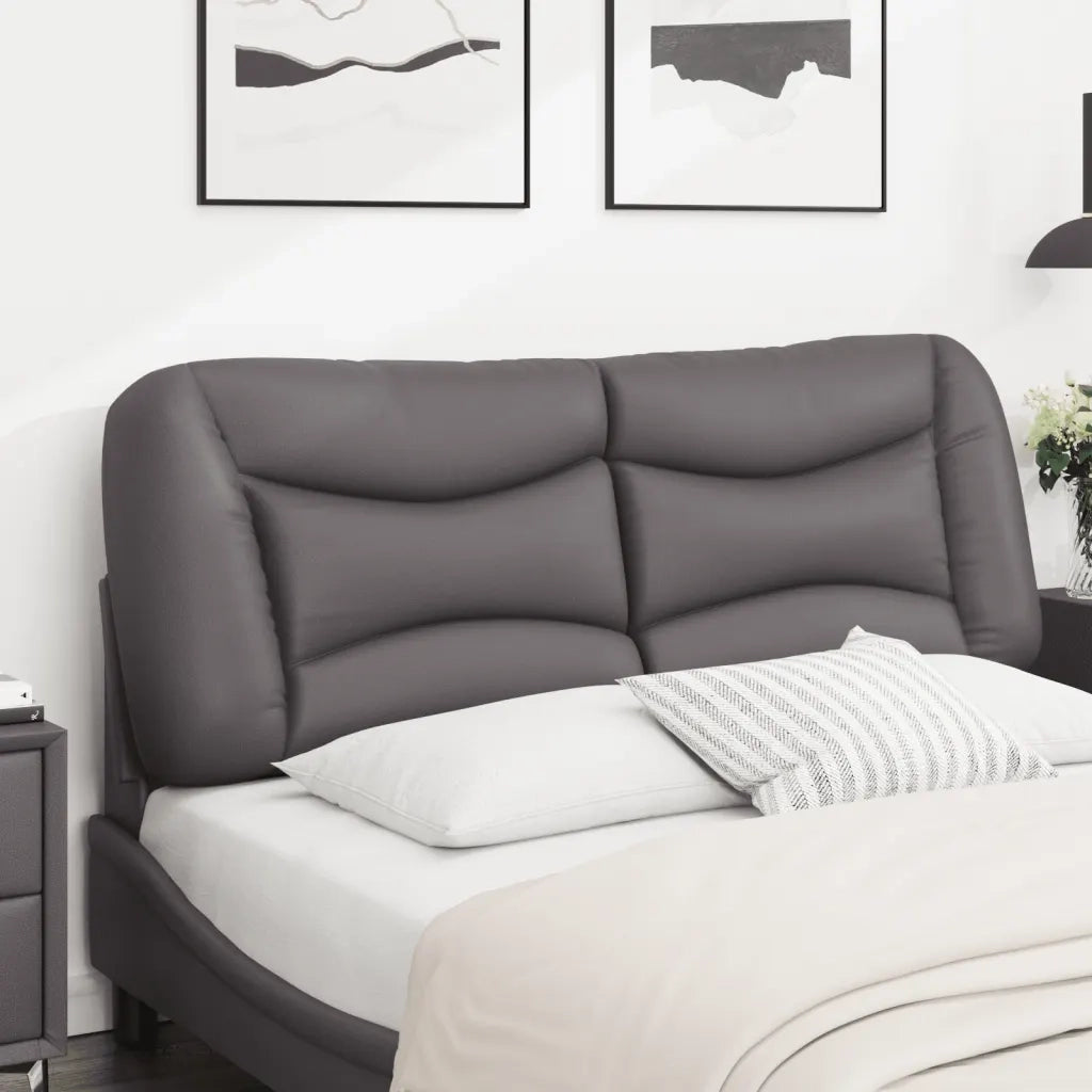 Cuscino Testiera Hvar Grigio 120 cm in Similpelle CFW6768099