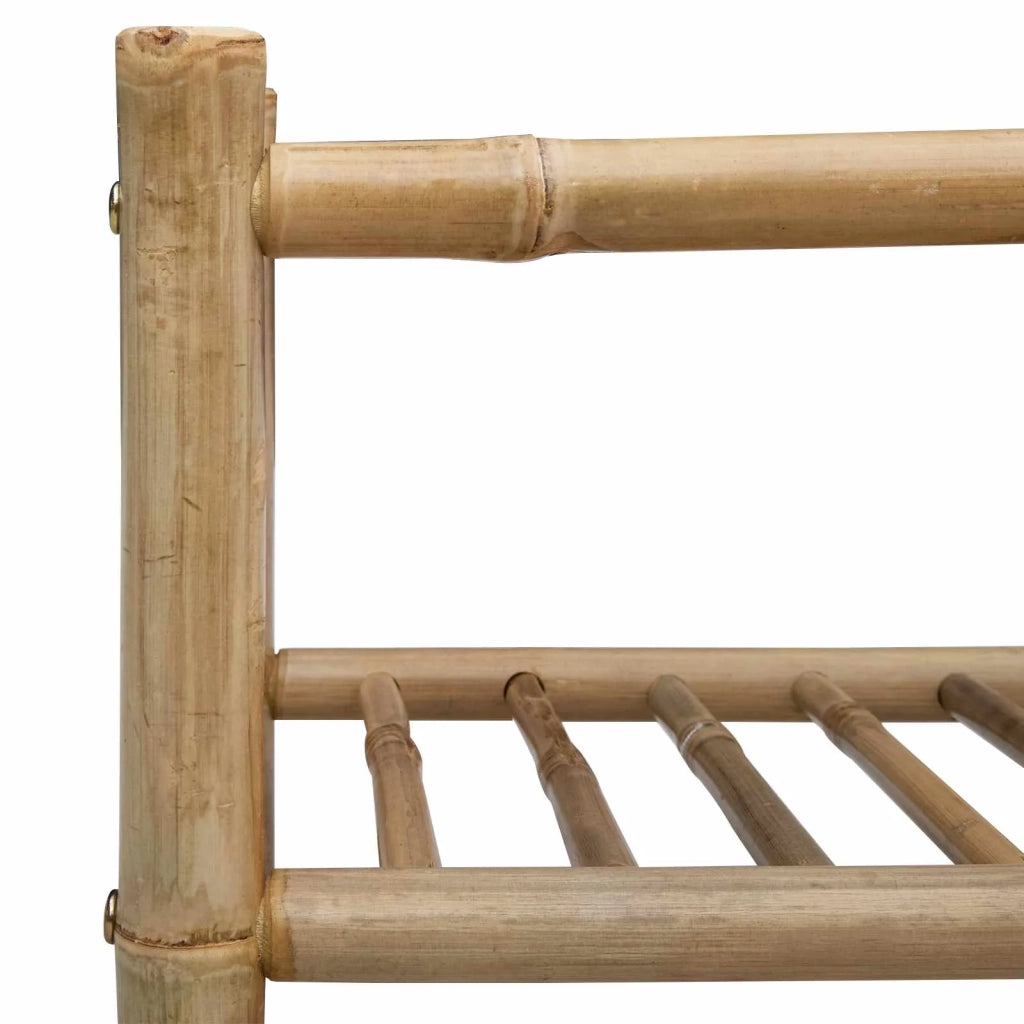 Scarpiera con lo scaffale Naturale 68 x 28 x 63 cm Bambù 42028236