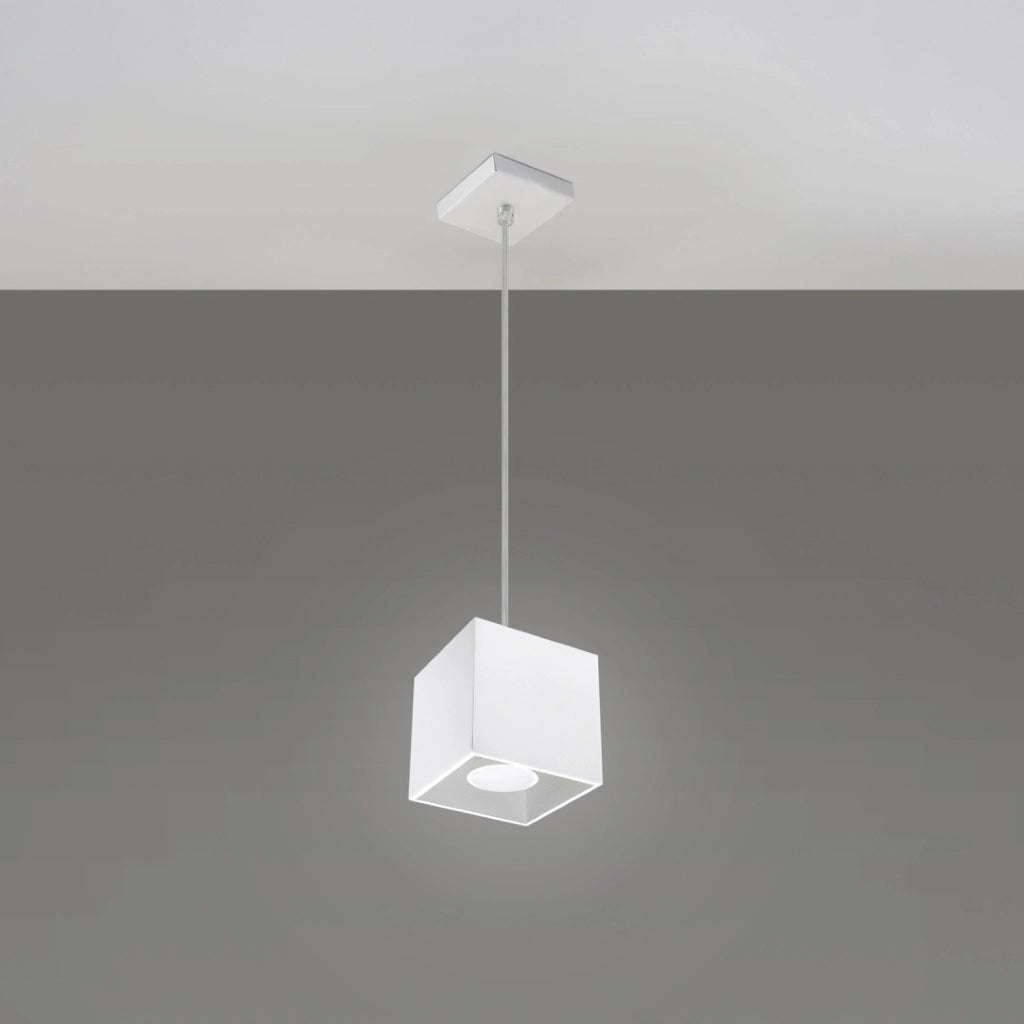Lampada a sospensione QUAD 1 bianco