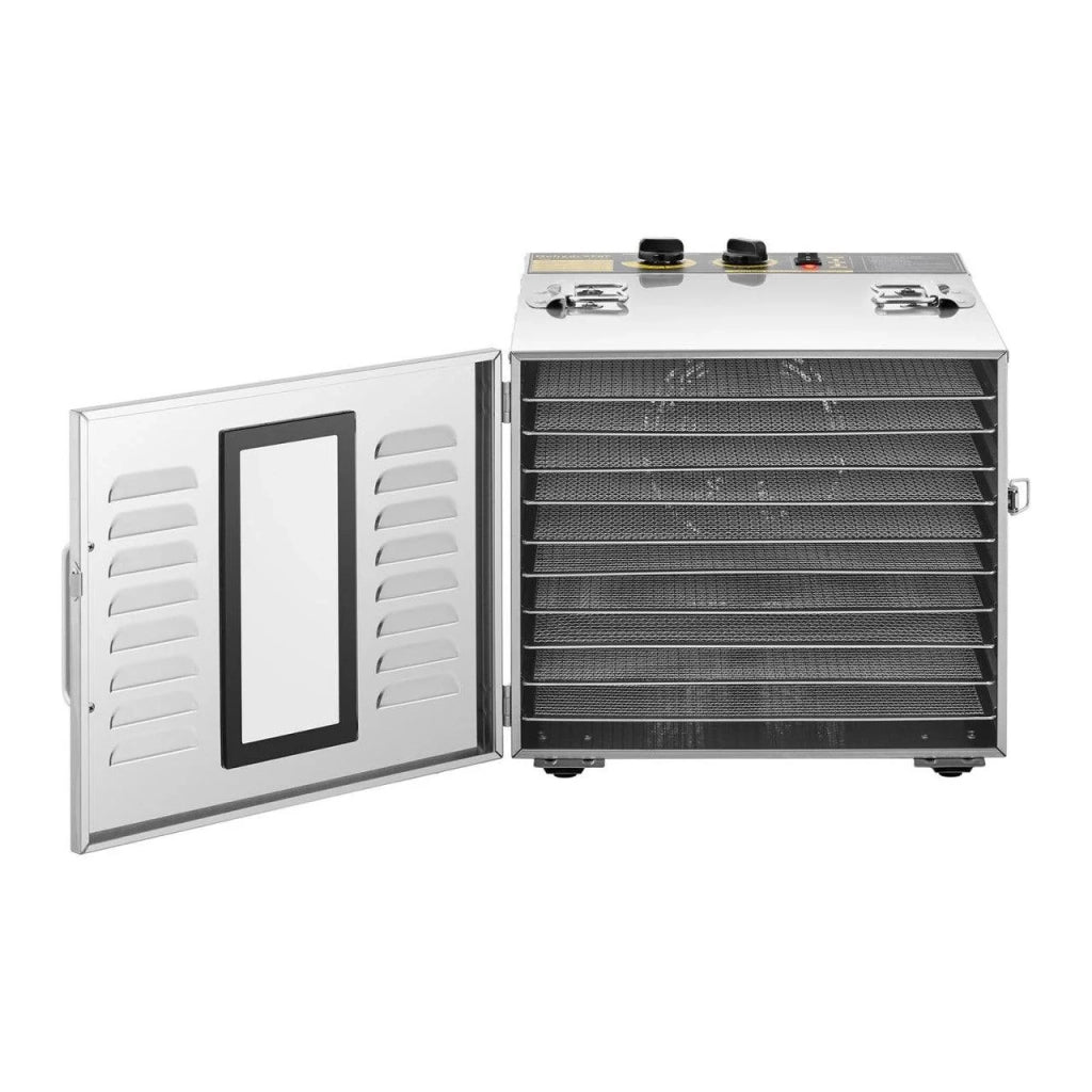 Essiccatore alimentare in acciaio inossidabile a 10 ripiani da 1000 Watt 14_0001350