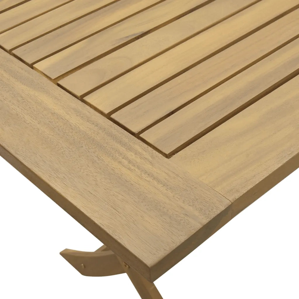 Set da Pranzo da Giardino 7 pz in Legno Massello di Acacia 3295002