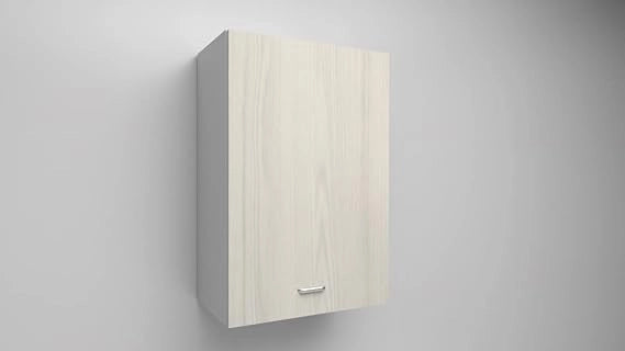 Mobile Pensile cassa bianca 90x40x33 Anta Larice Bianco