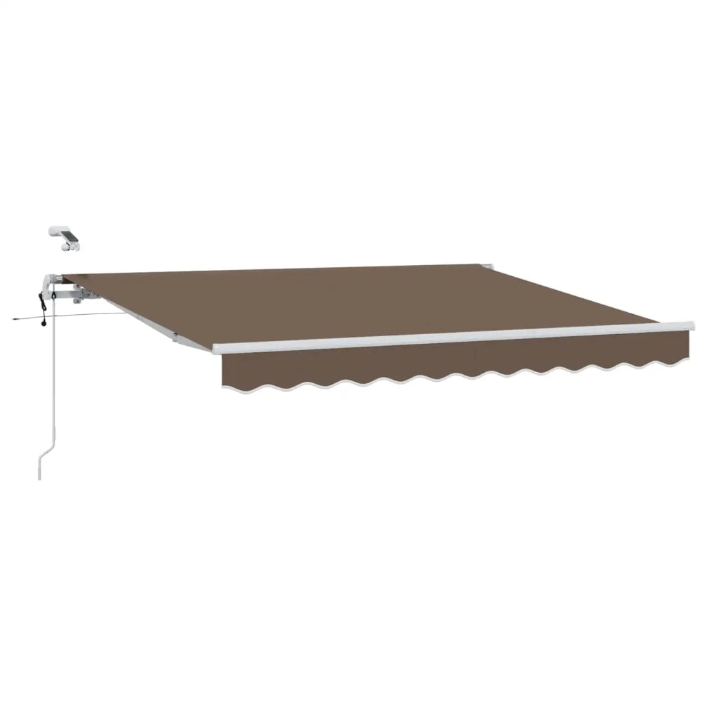 Tenda retrattile Tortora 600 × 300 cm Poliestere 3426482