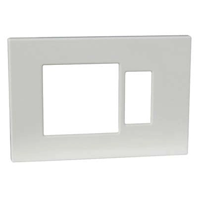 PLACCA COPRIFRUTTI VENUS MARLANVIL - RESINA AVORIO POSTI 1 + SCHUKO MM 115X80- 20 pezzi