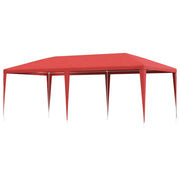 Tenda Party-Tenda da festa Rosso 600 x 300 x 255 cm PE e Acciaio