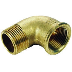 IDRAULICA - GOMITO MF 92 OTTONE GIALLO D 3/8- AMAFLEX- 10,0 pz