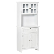 MOBILE ALTO CON 2 ANTE E RIPIANI REGOLABILI 68.6X40X164CM BIANCO