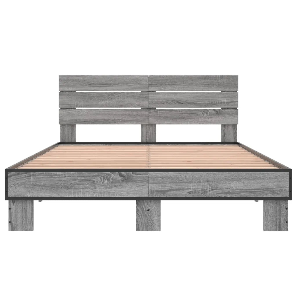 Giroletto Grigio Sonoma 120x200 cm in Legno Multistrato Metallo