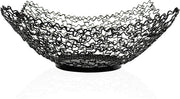 Scaldafrutta in Stile Artigianale in Metallo per Interni Moderni - 22,5 x 9,5 cm