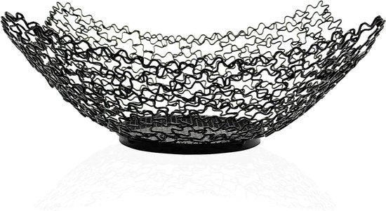 Scaldafrutta in Stile Artigianale in Metallo per Interni Moderni - 22,5 x 9,5 cm