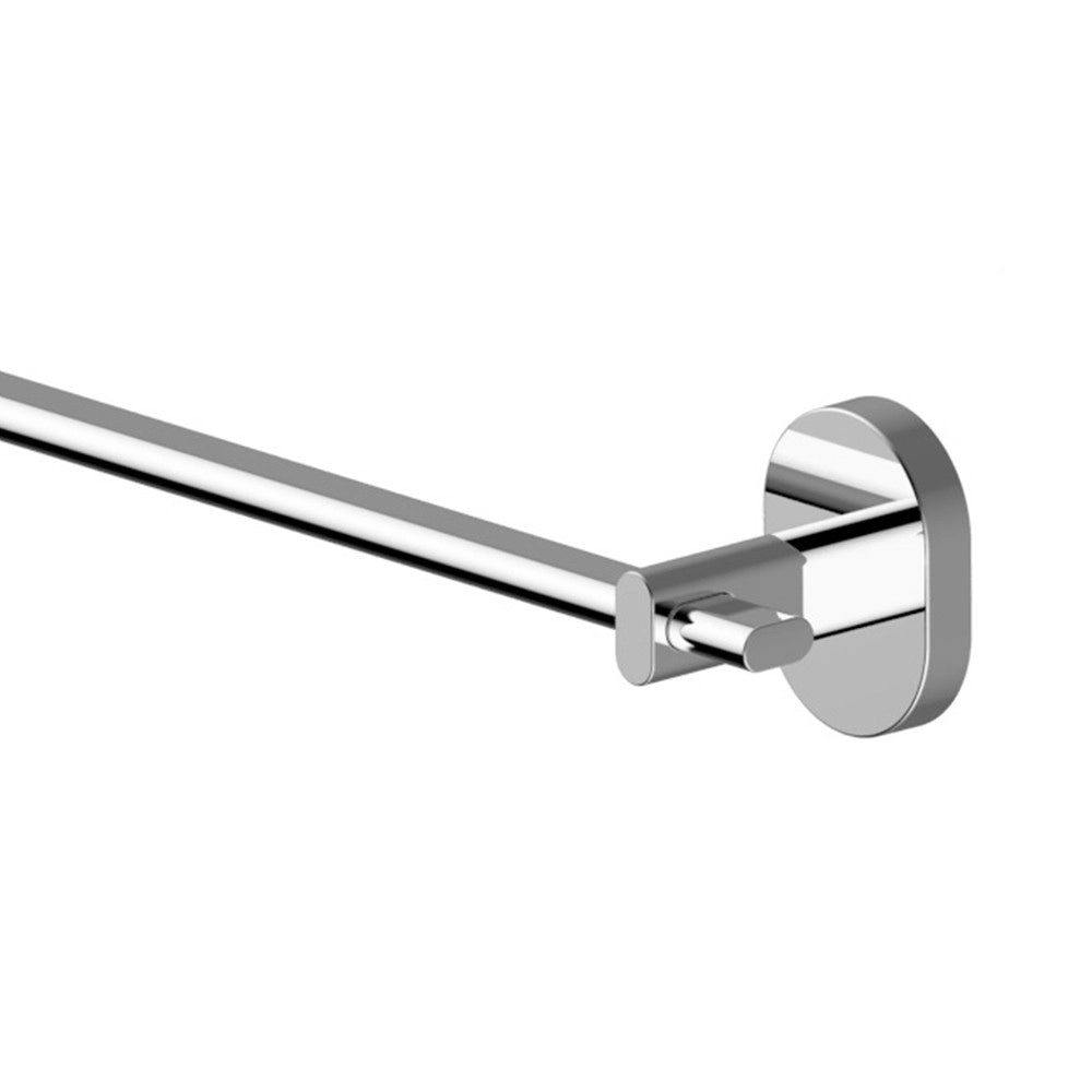 Portasalviette a muro da 30 cm regolabile serie link - fissaggio incollo o viti