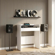 Tavolo DJ Bianco 102 x 45 x 102 cm Legno ingegnerizzato 8006740