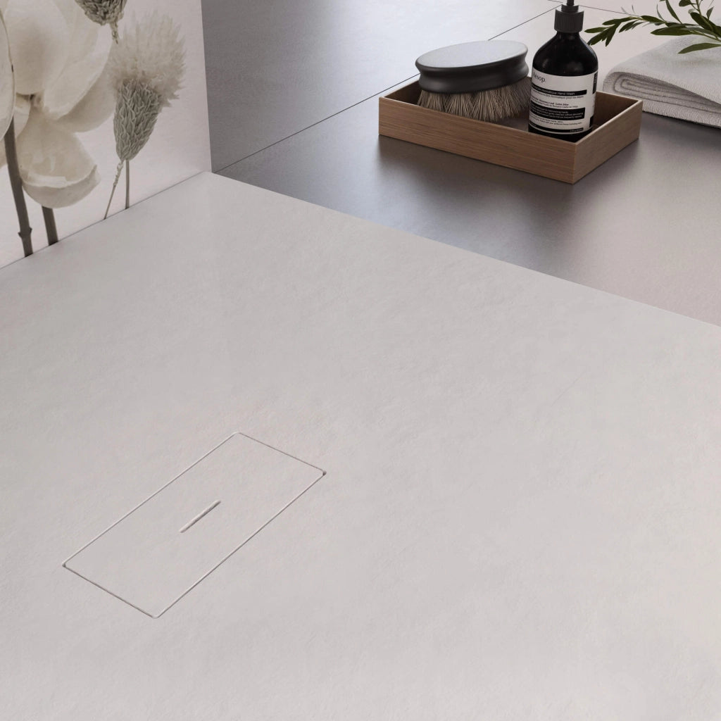 Piatto Doccia in Pietra 80x140 cm Bonussi Manila Bianco