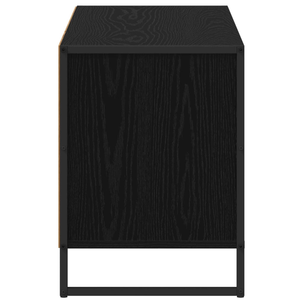 Mobile TV Rovere Nero 100 x 36 x 49,5 cm Legno multistrato 886558