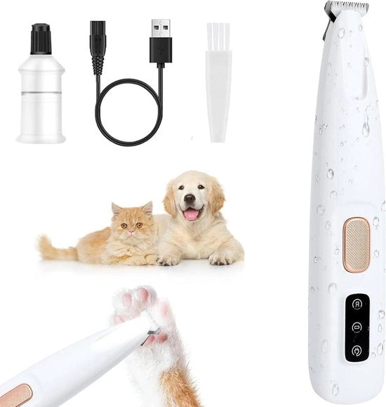 Pulitore di zampe per cani - truccatore per cani preciso - impermeabile ricaricabile - luce LED - truccatore silenzioso - tondeuse per cani silenziosa - 

Modello: 
Specifiche tecniche: 
Codice prodotto: