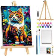 Kit di pittura su tela per adulti, iniziale con telaio, paesaggio floreale, pittura su tela per adulti con cavalletto, kit di pittura ad olio per hobby, artigianato per decorazione di casa 

Modello: MOGTAA Kat 
Codice prodotto: (inserire codice prodotto)