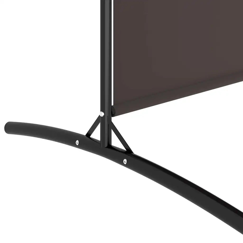 Divisorio a 6 Pannelli Marrone 520x180 cm in Tessuto 350271