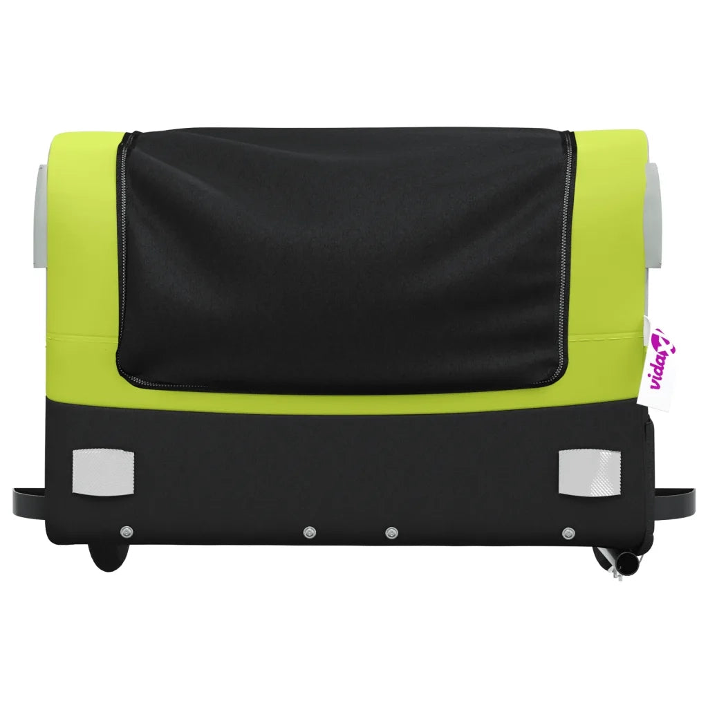 Rimorchio da Bici Nero e Verde 45 kg in Ferro CFW8360289