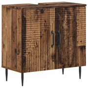 Armadio per Lavabo da Bagno HAARLEM Legno antico 896793