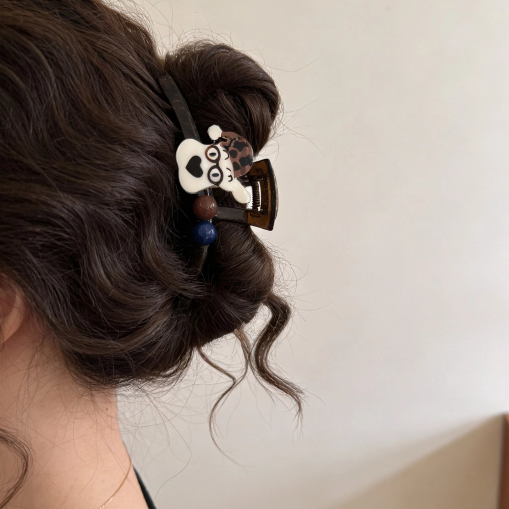 Fermaglio per capelli da beagle in stile cartone animato