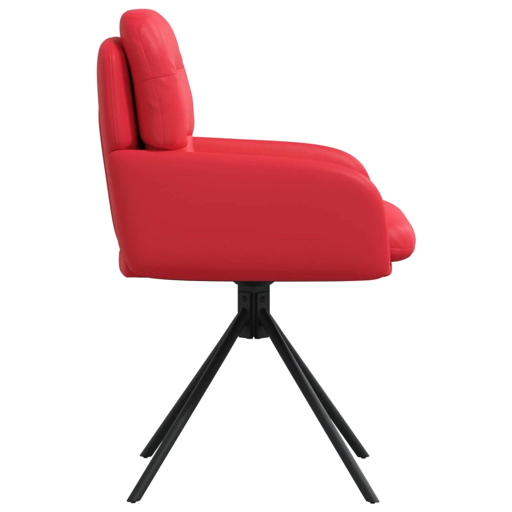 Sedie da pranzo girevoli 2 pcs Similpelle Rosso 42034321