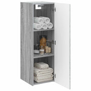 Mobiletto da Bagno | Armadio da bagno a Muro Sonoma grigio 33 x 34,5 x 60 cm