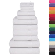 Set di asciugamani 12 pezzi FROGN Bianco 360 g/m² 137095