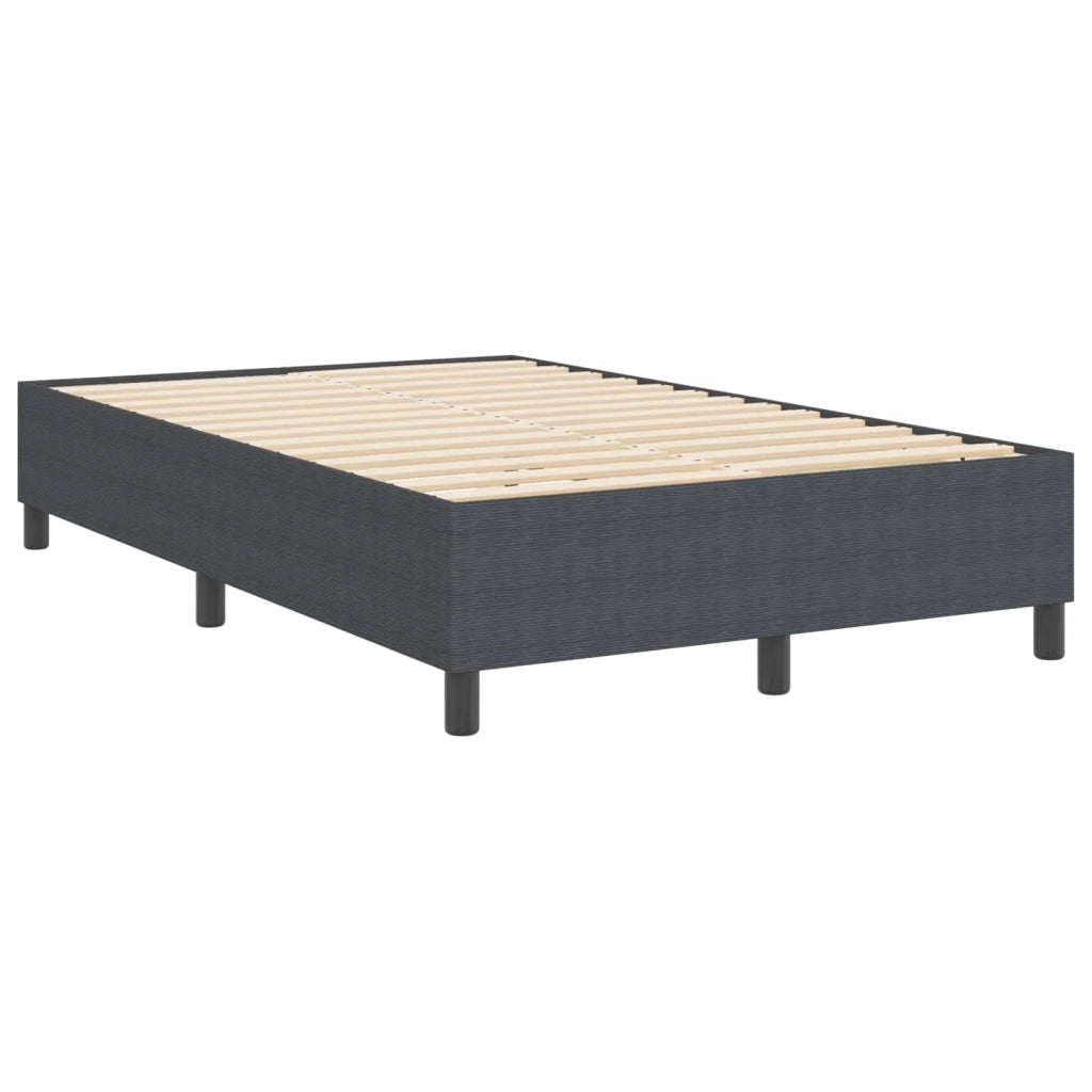 Struttura letto piattaforma Grigio scuro 120 x 190 cm 3337398