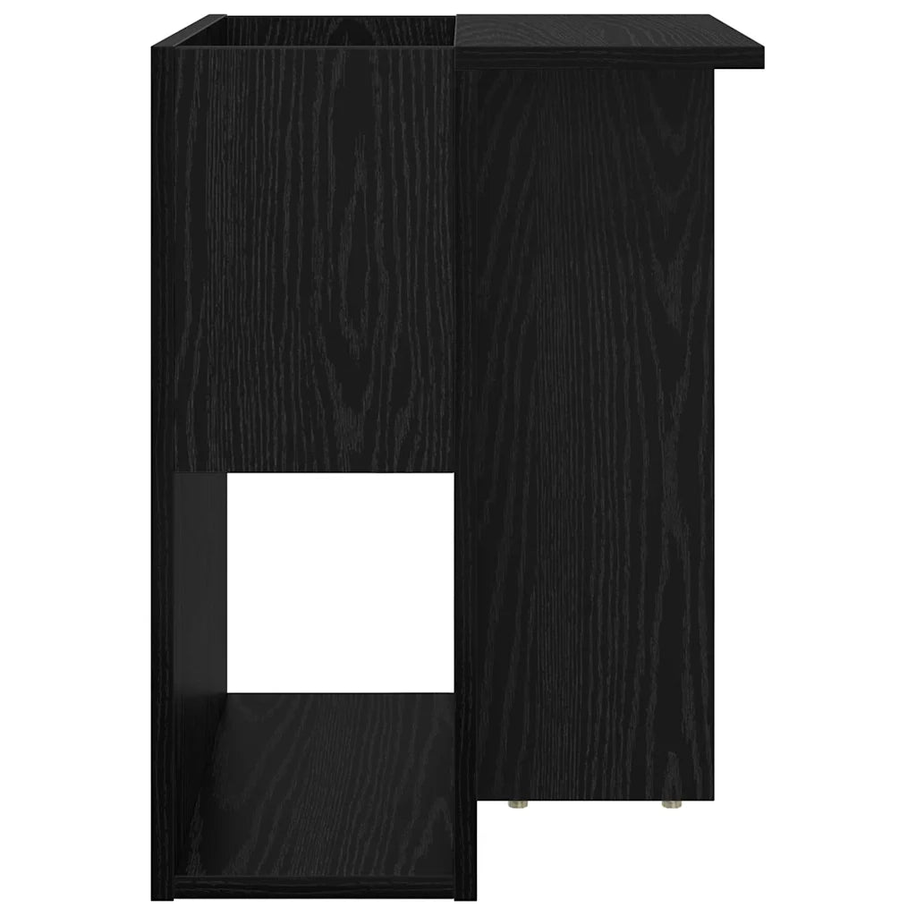 Tavolino Rovere Nero 35 x 40 x 55 cm Legno multistrato 891097