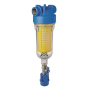 FILTRO AUTOPULENTE CON CONTROLAVAGGIO A SINGOLO STADIO MODELLO HYDRA RLH 90MCR OT - ATT. OTTONE IN/OUT 3/4-CARTUCCIA 90MCR -PORTATA 5000L/H  - ATL
