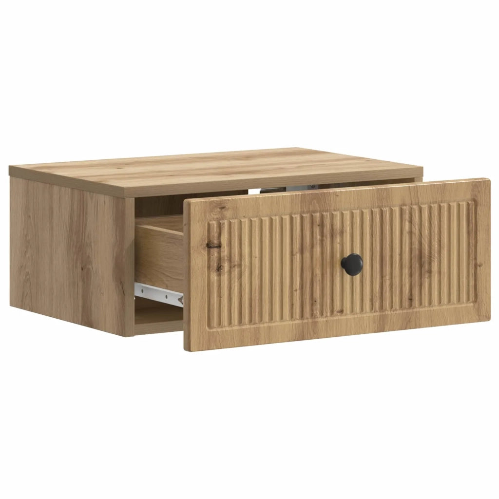 Armadio da Notte 2 pcs Rovere Artigianale 49 x 34,5 x 20 cm 897954