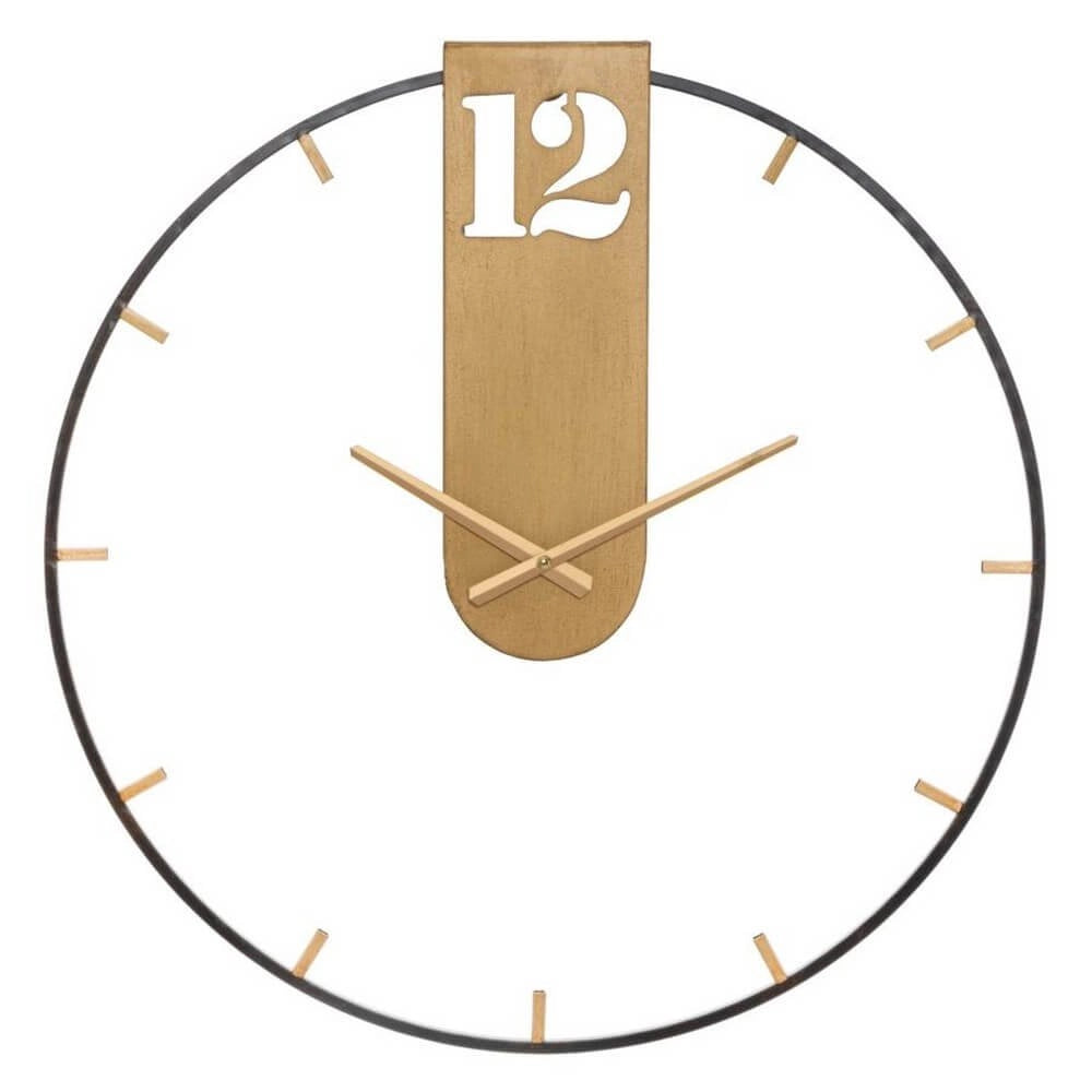 Orologio Dorato Linee cm diam 60X4,5 - GOLDY